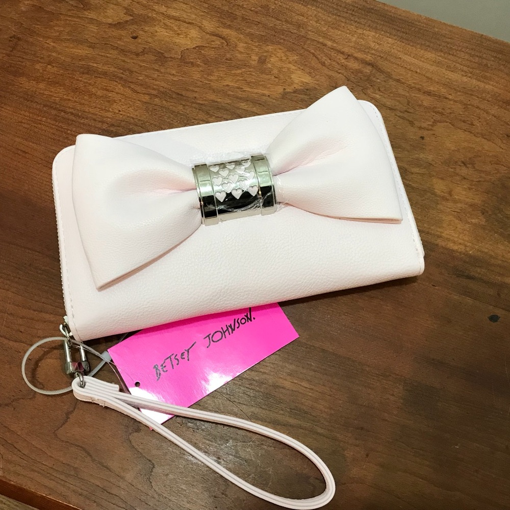 NWT Betsy Johnson Clutch Wristlet